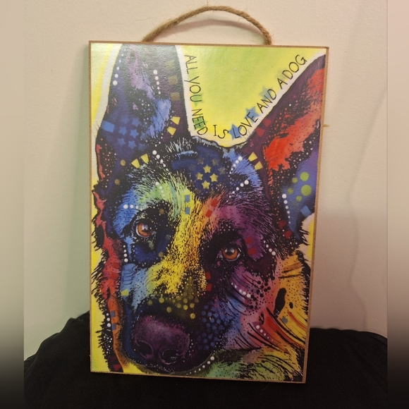 Abstract Picture of Dog  (All You Need is Love And A Dog) - Picture 2 of 4